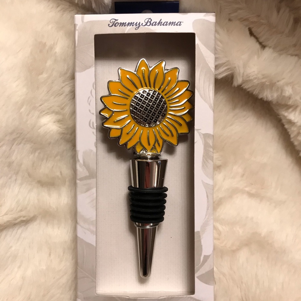 Tommy Bahama Sunflower Bottle Stopper